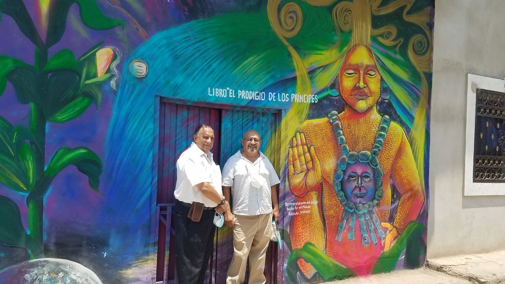 La imaginación de escritores hondureños se plasma en los murales de&nbsp;Cantarranas.