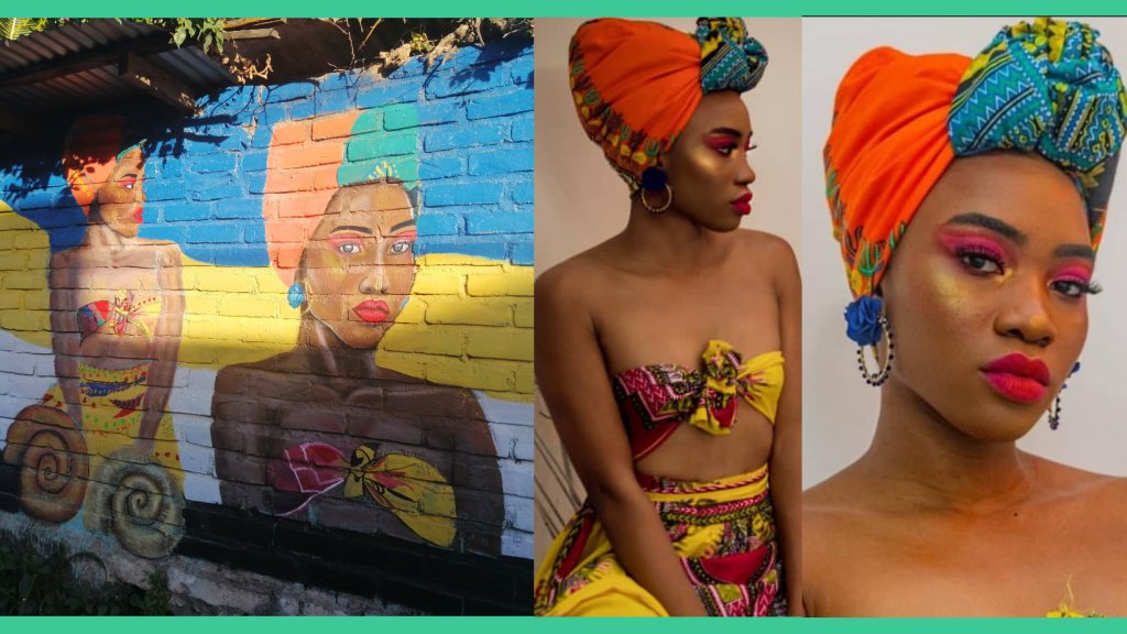 Artista Nacional plasma a la Miss Honduras Universe en paredes de Talanga, Francisco&nbsp;Morazán.